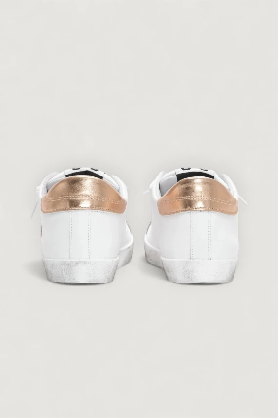 SNEAKERS PRIME STAR BIANCO/RAME