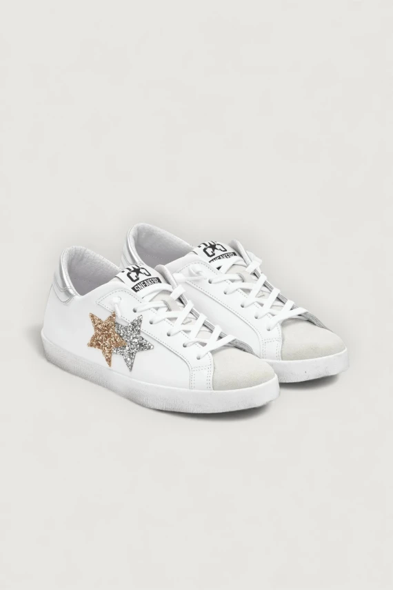 PRIME STAR SNEAKERS WHITE/SILVER/GOLD