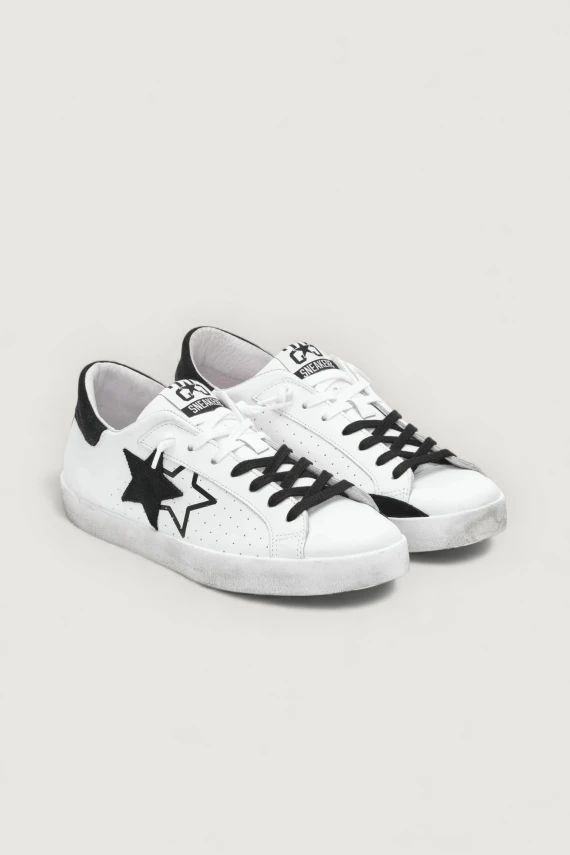 SNEAKERS PRIME STAR WHITE/BLACK