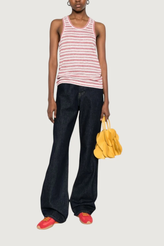 Sleeveless linen striped top A.P.C.