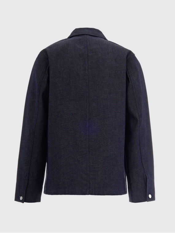 Dark blue button-up overshirt A.P.C.