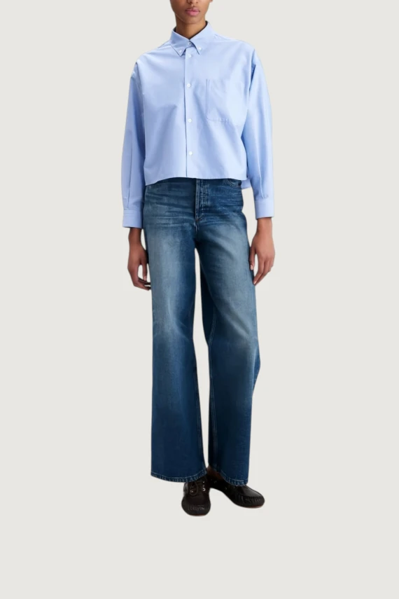 Light blue long-sleeved shirt with chest pocket A.P.C.