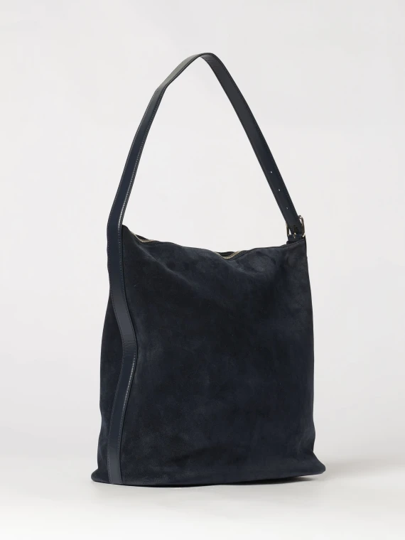 Dark blue cotton hobo bag VERA MAXI A.P.C.