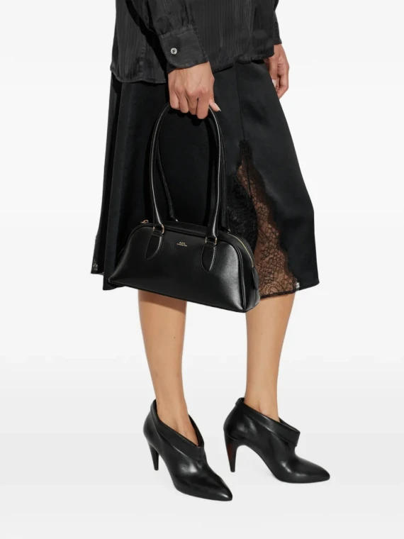 Black shoulder bag A.P.C.