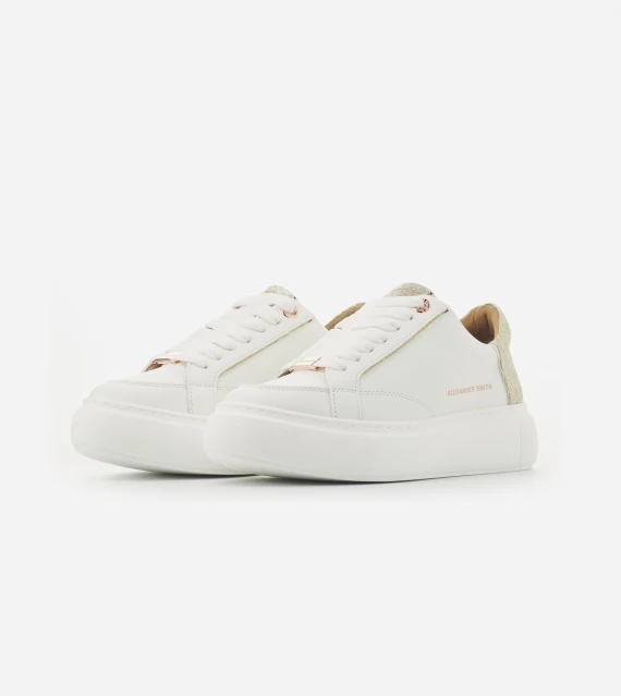 SNEAKERS ECO GREENWICH WHITE-GOLD