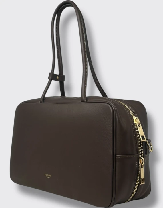Trunky dark brown tote bag AVENUE 67