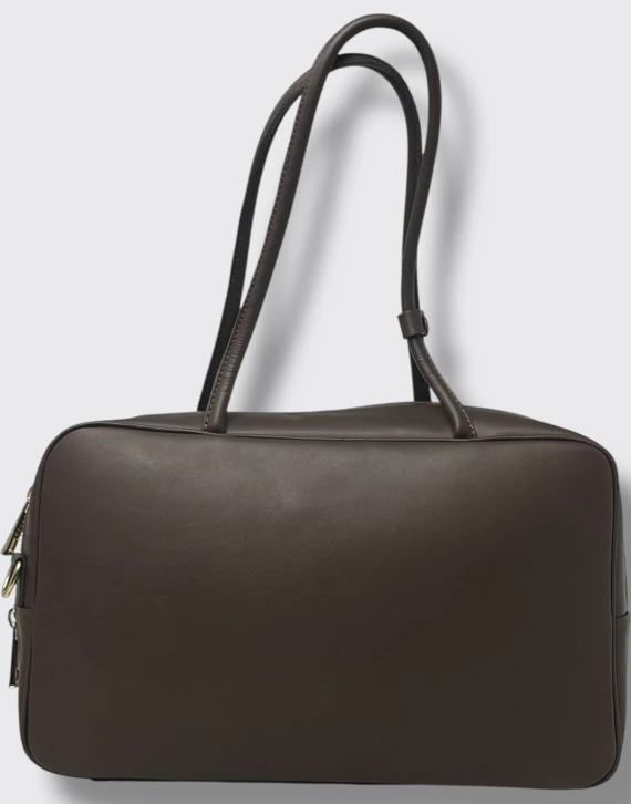 Trunky dark brown tote bag AVENUE 67