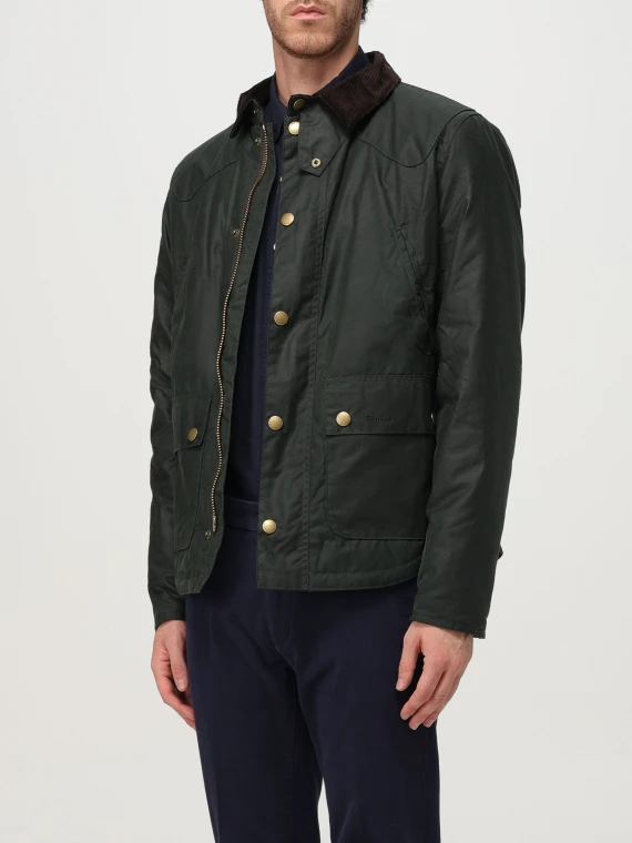 Reelin green wax jacket BARBOUR