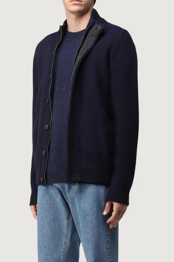 Essential Patch Zip Through sweater BARBOUR