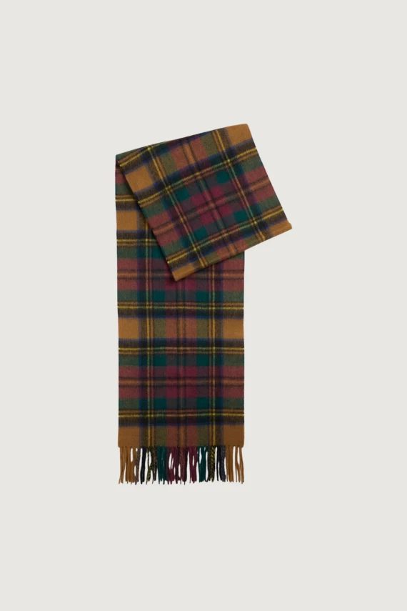 New Check Tartan scarf in lambswool and cashmere BARBOUR