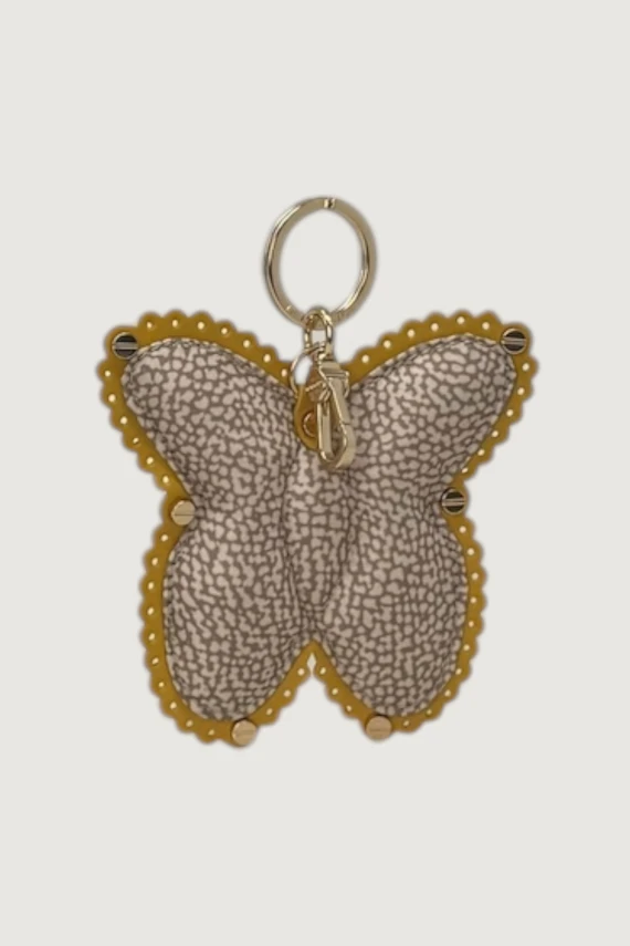 Butterfly keychain Borbonese