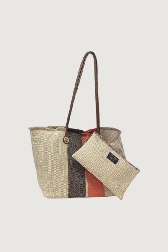 Beige shopping bag Borbonese