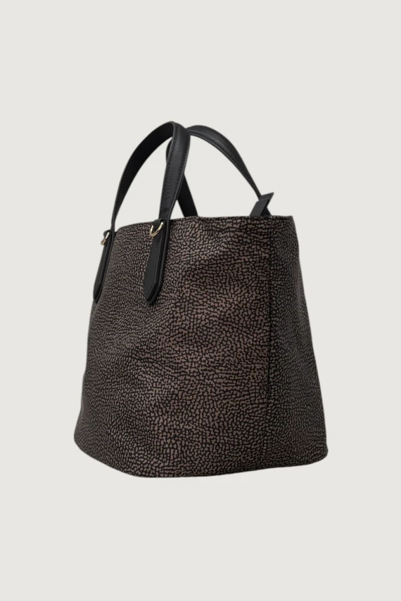 Black shopping bag Borbonese