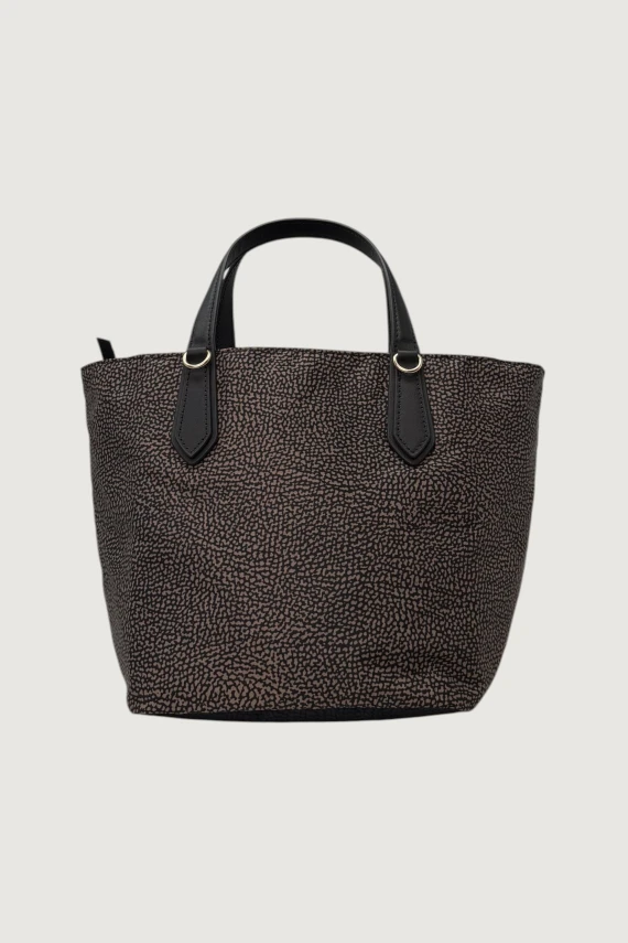 Black shopping bag Borbonese