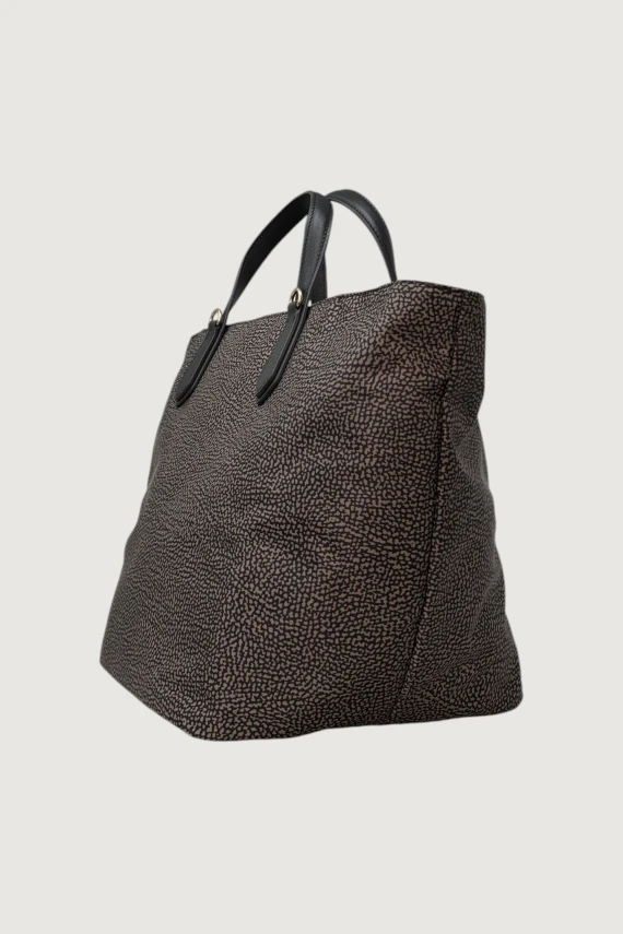 Black shopping bag Borbonese