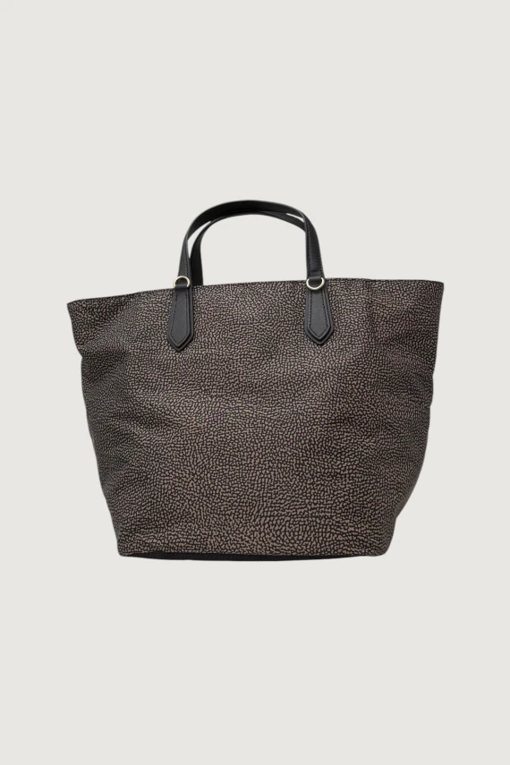 Black shopping bag Borbonese