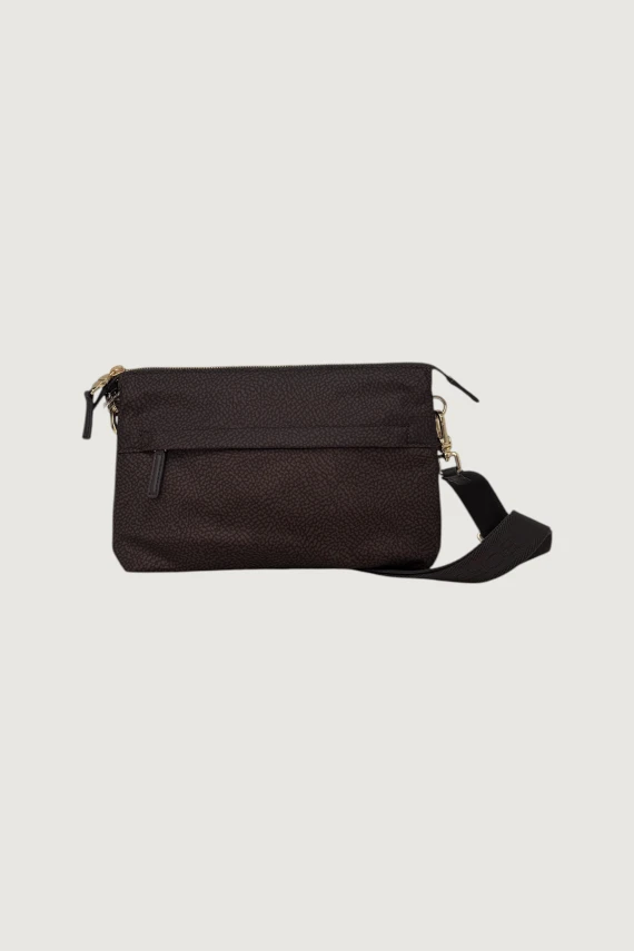 Dark brown crossover bag Borbonese
