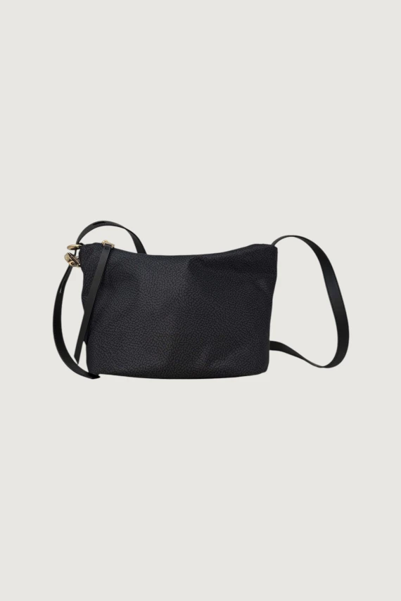 Borsa a tracolla piccola nera Borbonese