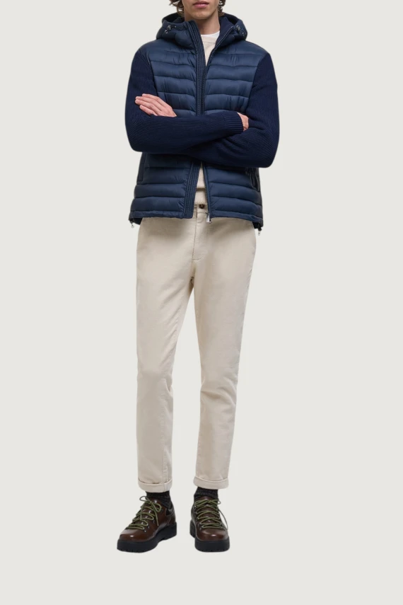 MULTI-MATERIAL HOODIE JACKET COLMAR