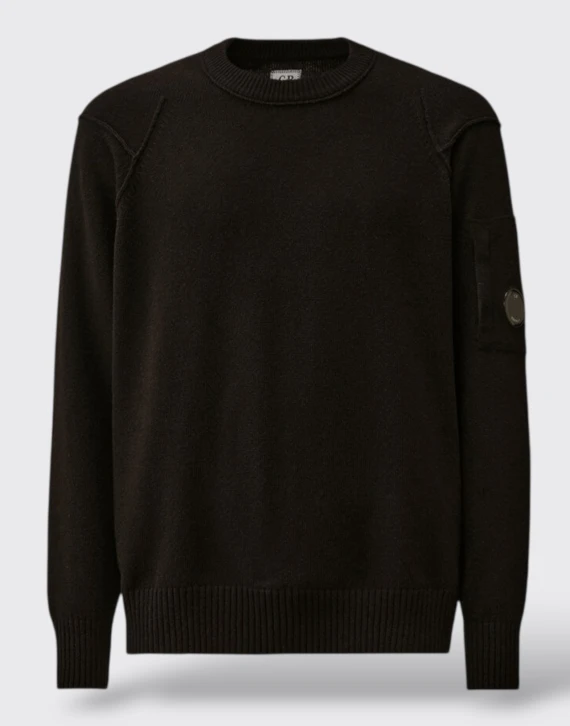 Maglione in lana vergine nero