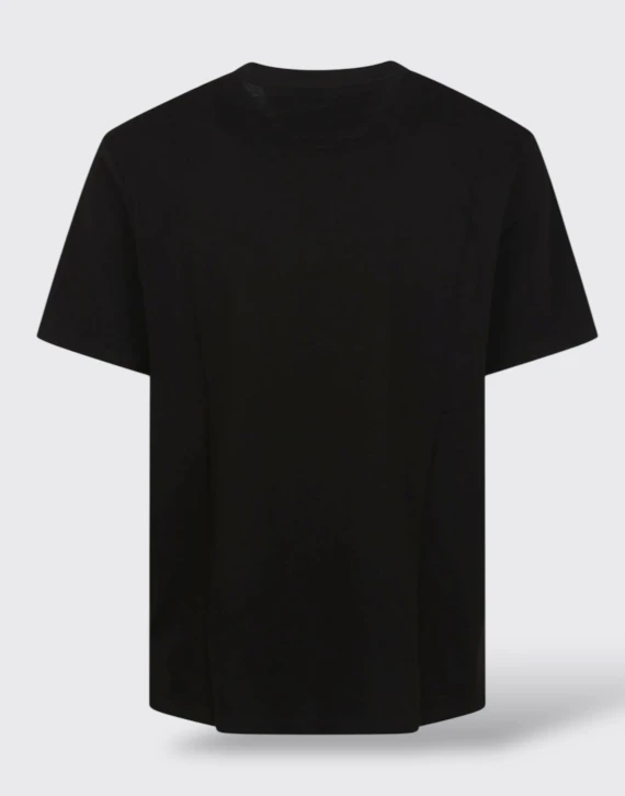 Black cotton short-sleeve T-shirt CP COMPANY