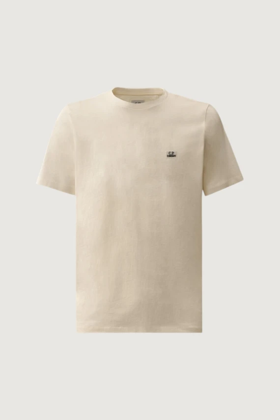 T-shirt bianca in jersey di cotone