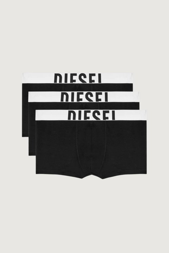 Boxer aderenti neri in cotone stretch