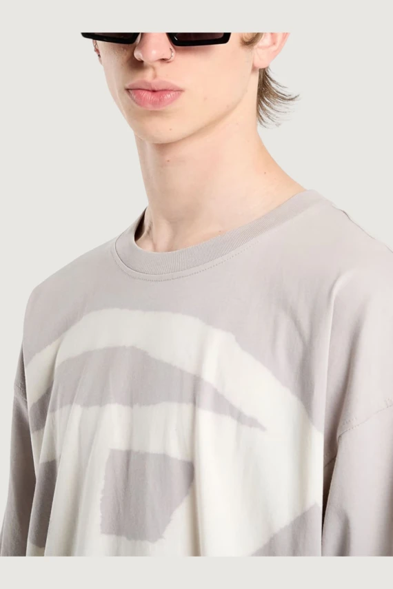 T-shirt grigia chiara DIESEL