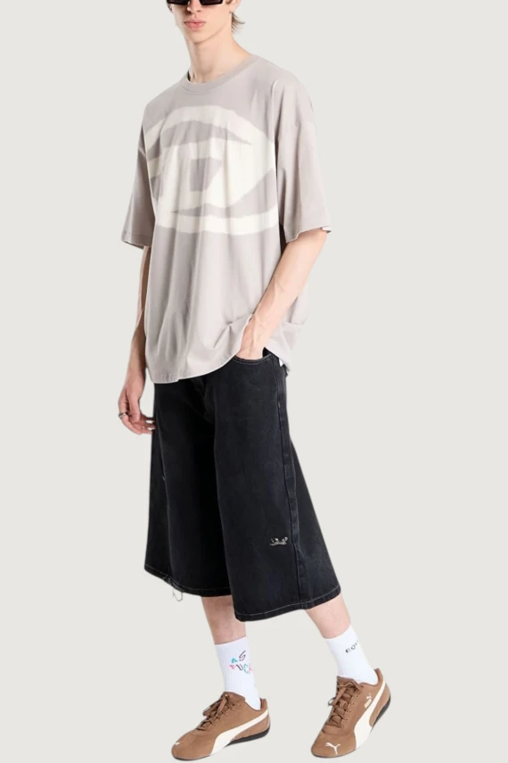 T-shirt grigia chiara DIESEL