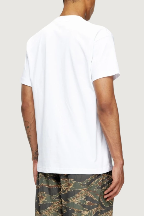 White graphic print T-shirt DIESEL