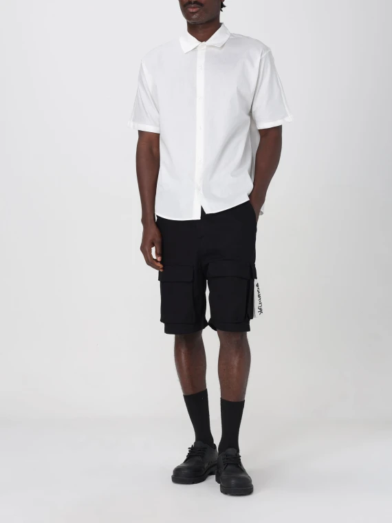 Bermuda in gabardine neri DISCLAIMER