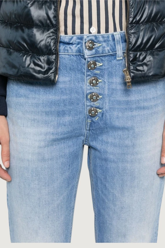 KOONS JEANS JEWEL BUTTON