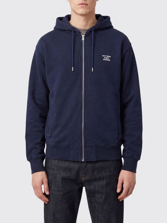 Slogan Zip Sweatshirt DRòLE DE