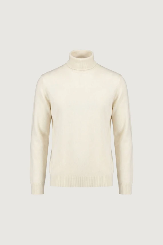 Dolcevita in lana e cashmere latte DRUMOHR