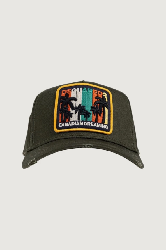 Cappellino baseball verde scuro