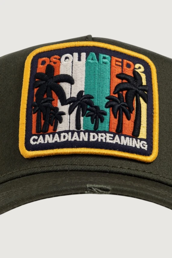 Dark green baseball cap DSQUARED2