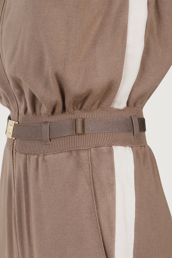 TUTA DONNA TRICOT CON CINTURA