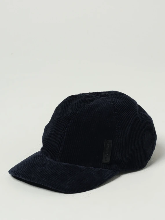 Cappellino baseball in cotone blu scuro
