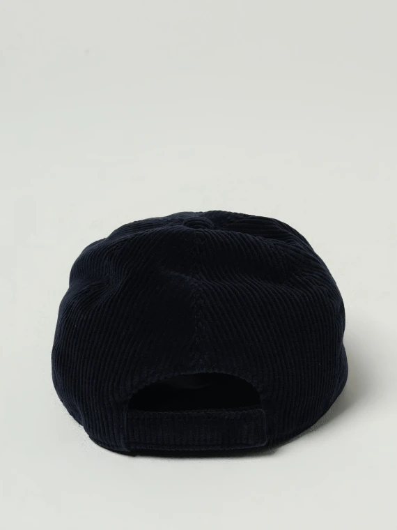 Dark blue cotton baseball cap EMPORIO ARMANI