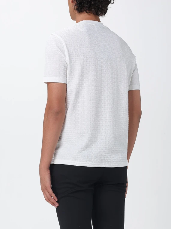 T-shirt in cotone bianca EMPORIO ARMANI