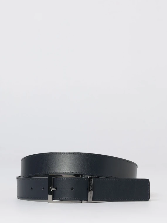 Black leather belt EMPORIO ARMANI