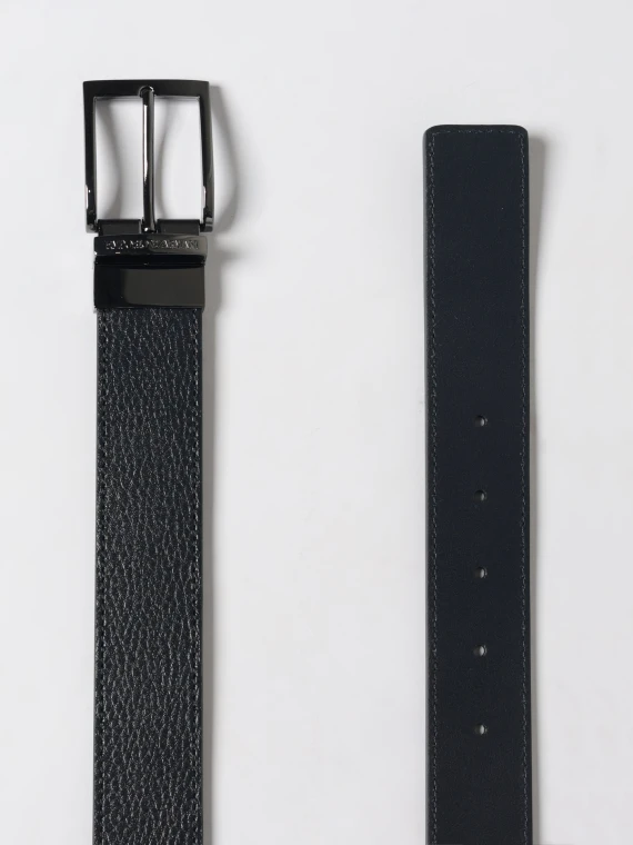 Black leather belt EMPORIO ARMANI