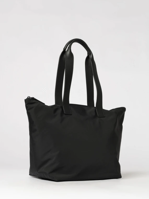 Shopper nera con pouch EMPORIO ARMANI