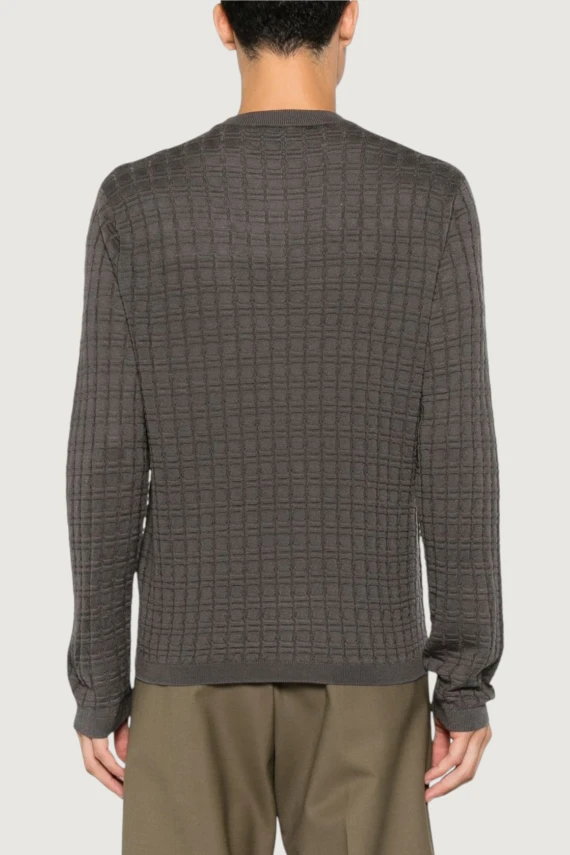 Pullover grigio antracite EMPORIO ARMANI