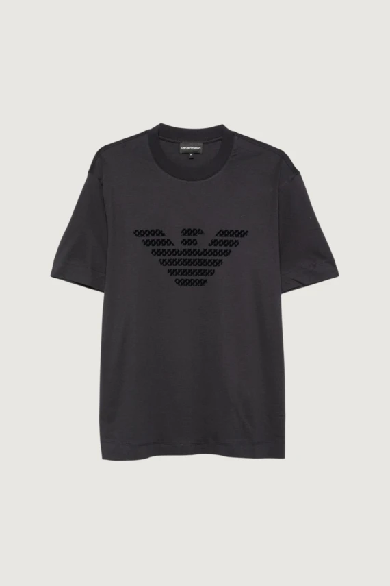 T-shirt nera con stampa grafica
