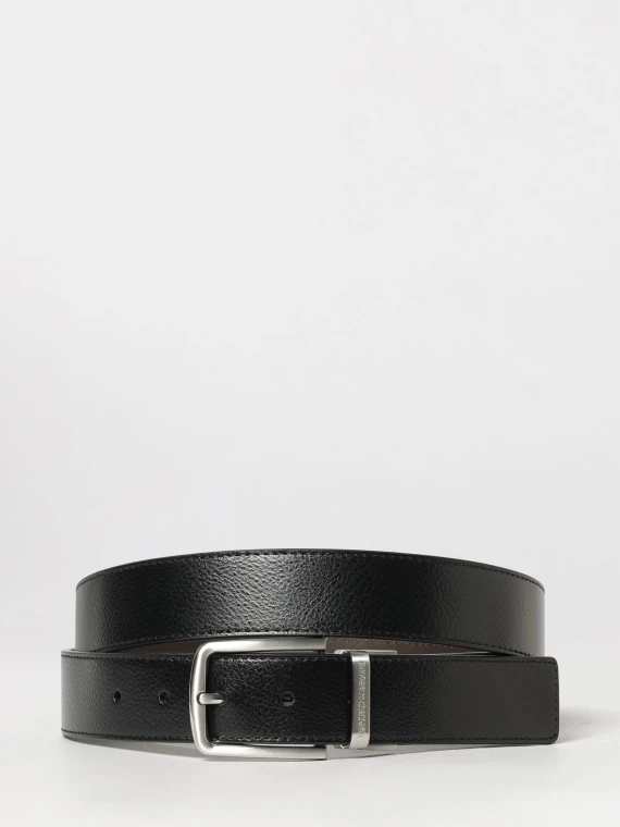 Cintura nera in pelle