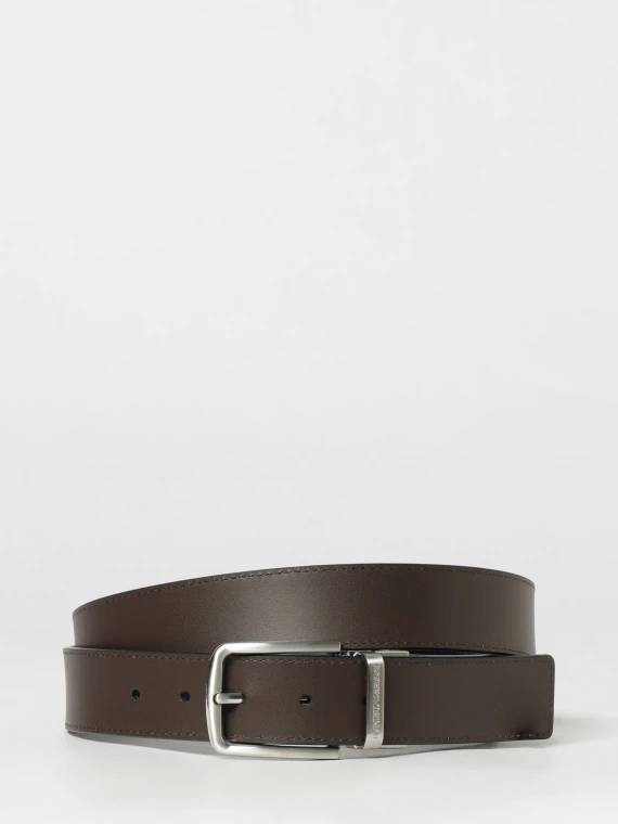 Black leather belt EMPORIO ARMANI