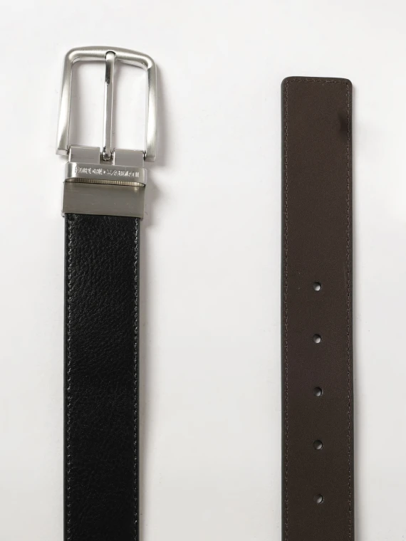 Black leather belt EMPORIO ARMANI