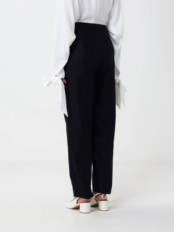 Pantaloni lunghi blu navy EMPORIO ARMANI