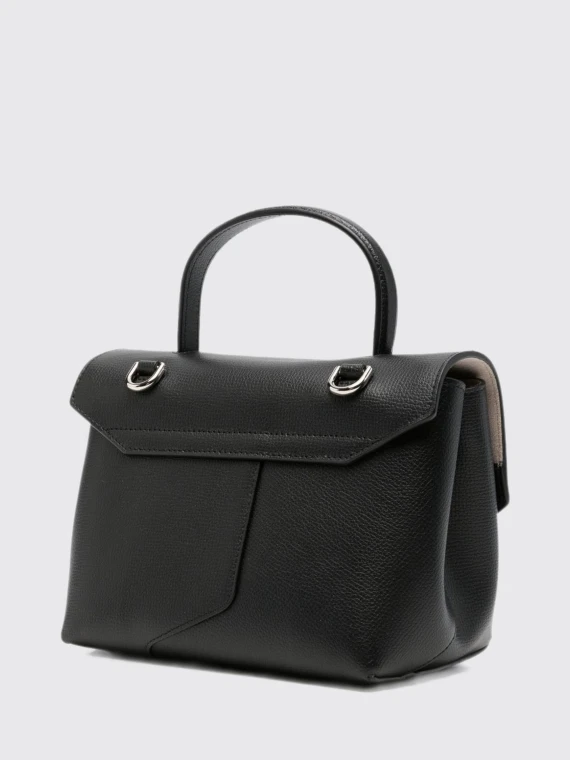 Black leather top handle bag EMPORIO ARMANI
